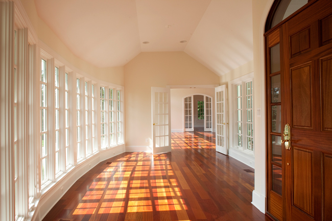 Main windows in the living space