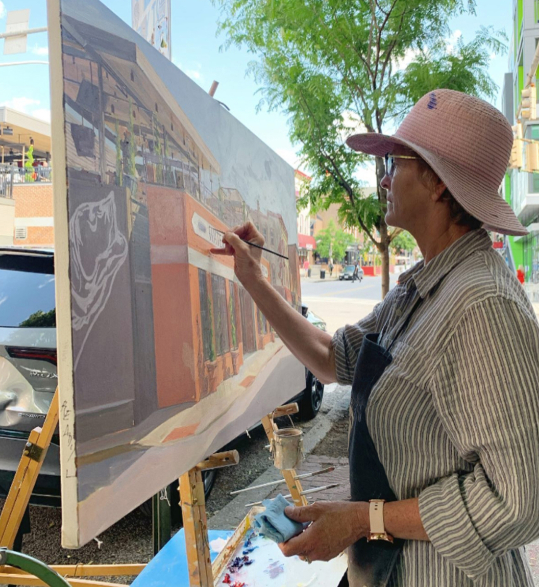Painting on location
